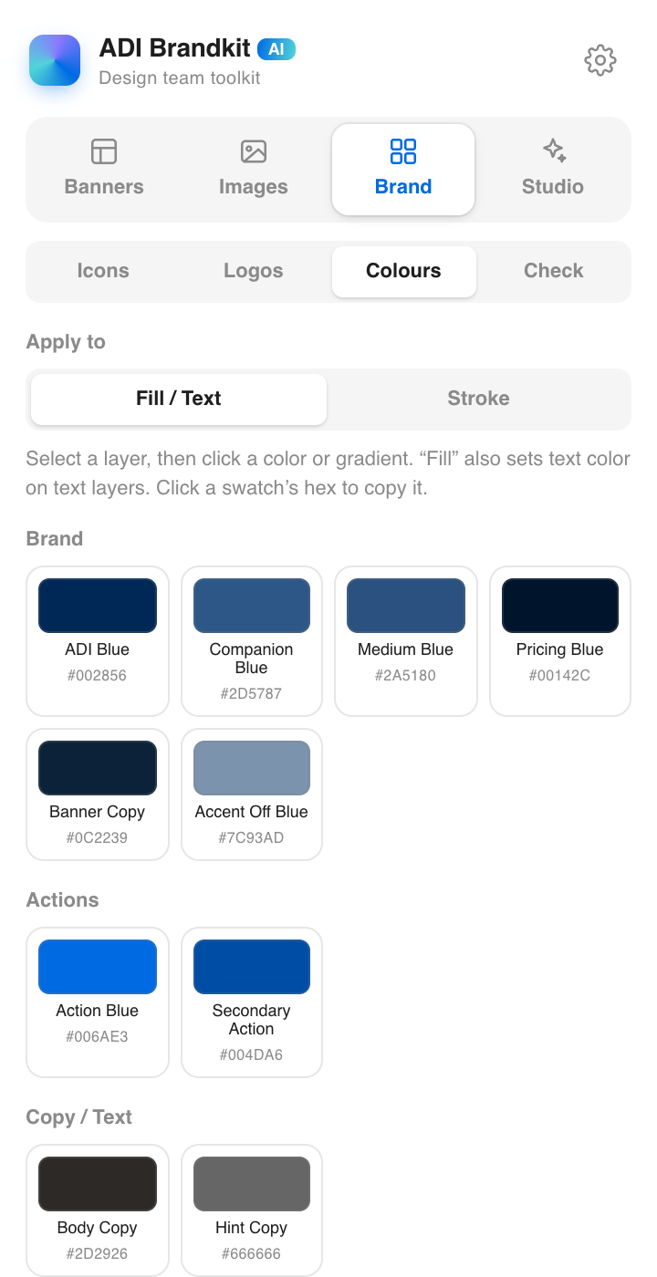 Brand colours